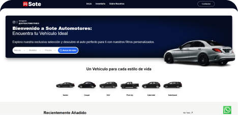 Company website preview